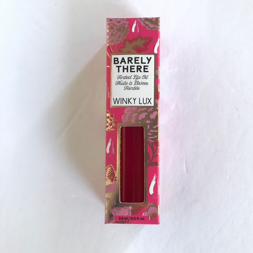 New Winky Lux Barely There Tinted Lip Oil Luscious Pink Nourishing Hydrating